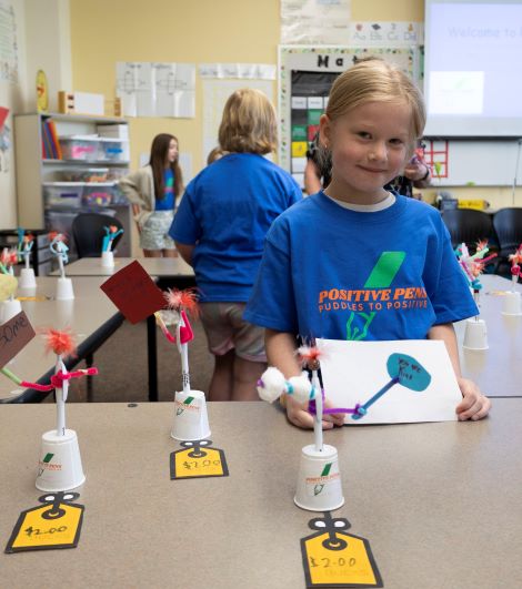 2nd graders create businesses, sell handmade products